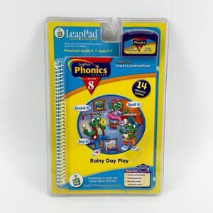 LeapPad Phonics Lesson 8 Vowel Combo Book and Cartridge - Preschool to Grade 2